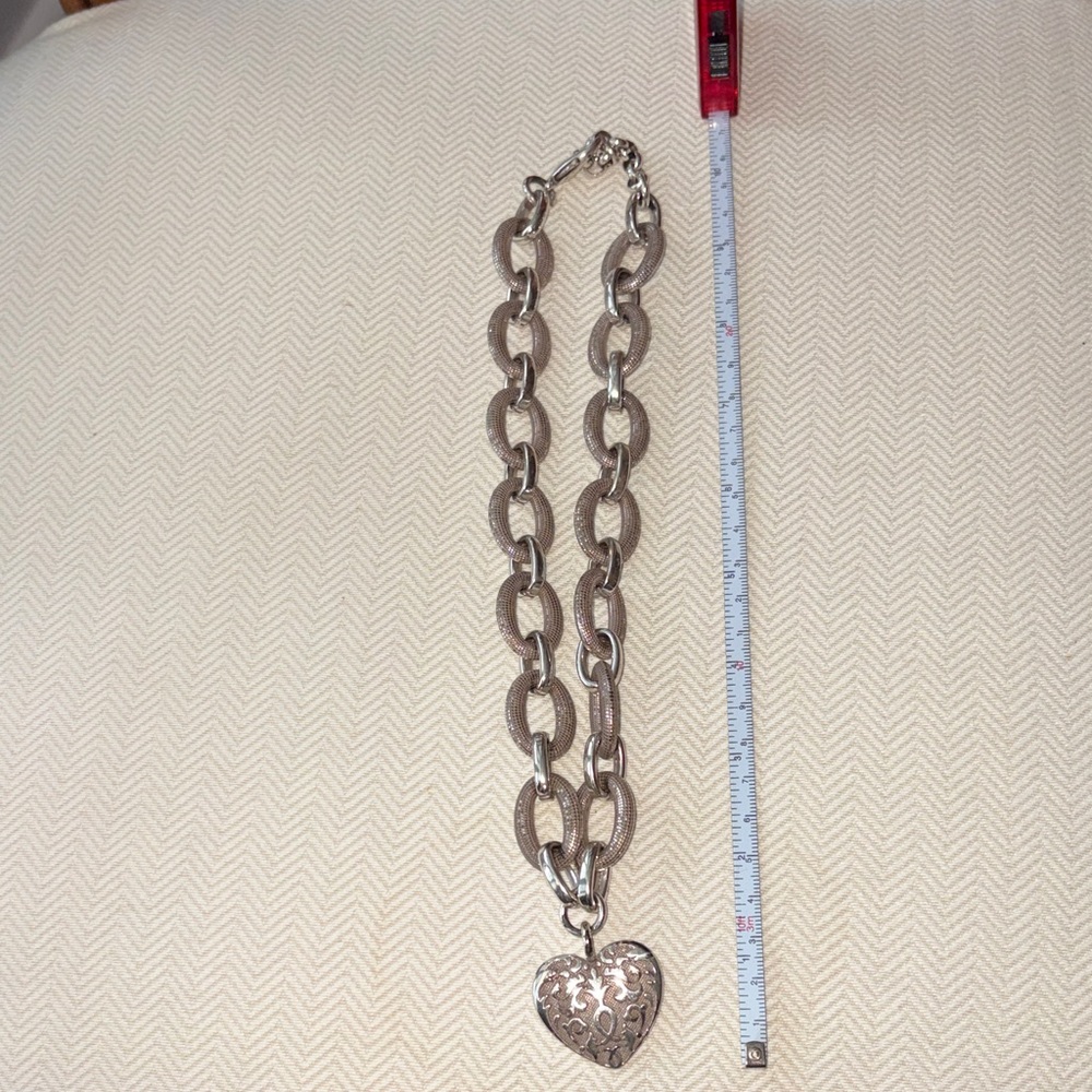 Brighton Silver Heart Necklace
